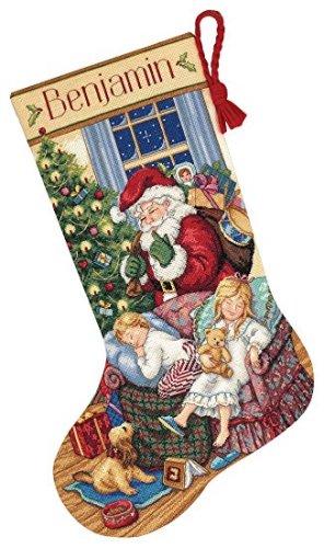 (image for) Gold Collection Sweet Dreams Stocking Counted Cross Stitch Kit